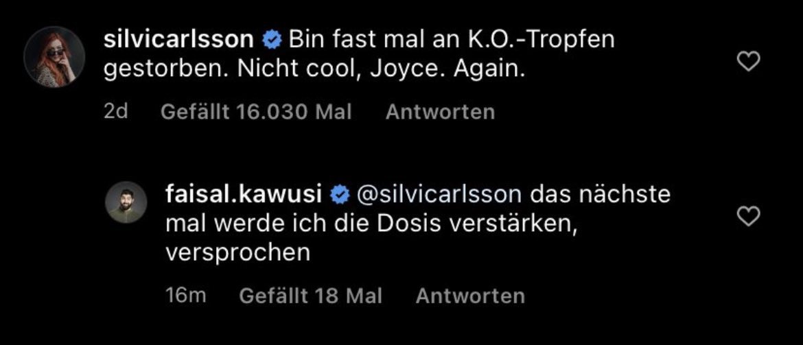 Größter HS der Faisal amk verbreitet das #JoyceIlg