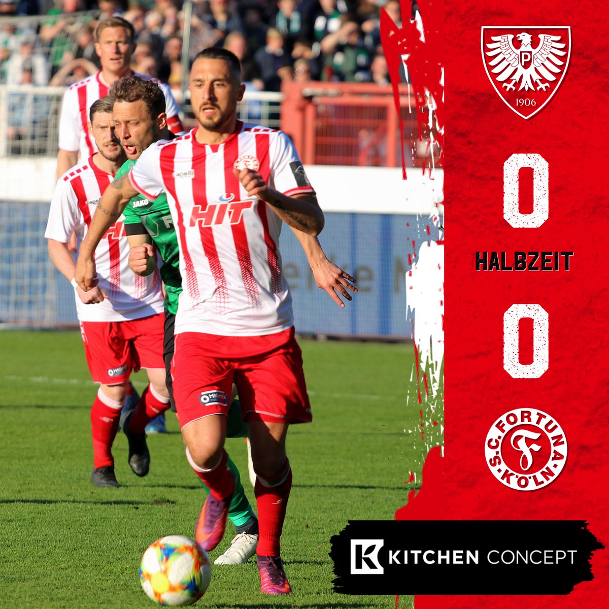 Unsere Jungs geben sich kämpferisch und halten die null! 💪

Der Halbzeitstand wird präsentiert von Kitchen Concept