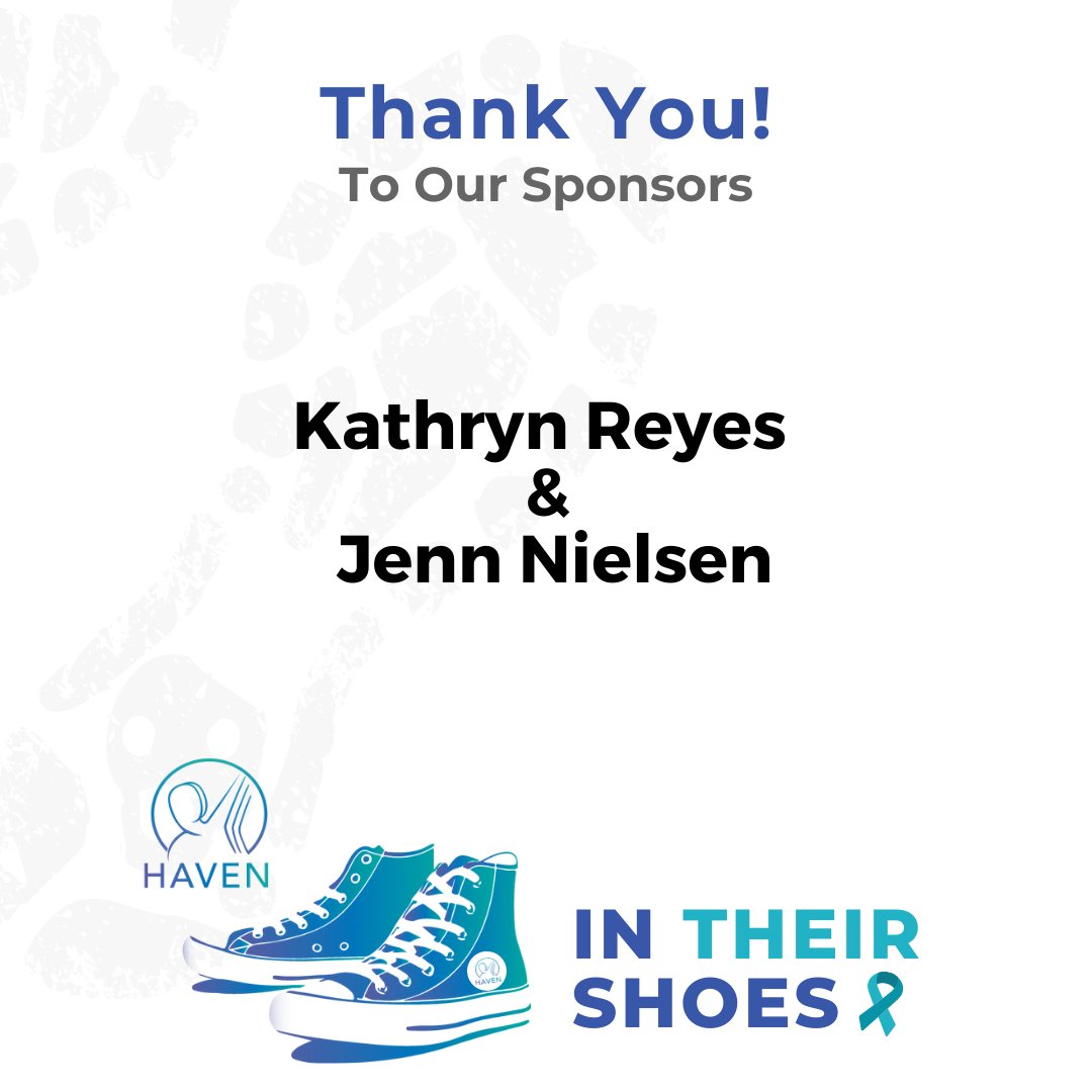 HavenWCS's tweet photo. Thank you Kathryn Reyes and Jenn Nielsen! Your support this year is very important to us! See you Saturday! https://t.co/Hh504Us3N4