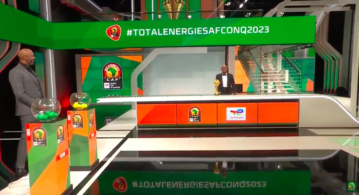 Our Chief <a href="/LucasRadebe/">Lucas Radebe</a>  on the case at the <a href="/caf_online/">TotalEnergies AFCON 2025</a> draw!