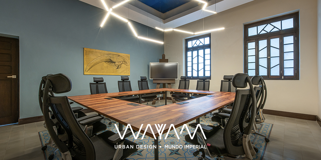 Nuestros espacios para reuniones y eventos están equipados con lo último en tecnología, paredes a prueba de sonido para garantizar la privacidad, y una ubicación idónea frente a nuestro jardín interior. 
#WayamMundoImperial #LeaveAPositiveTrace