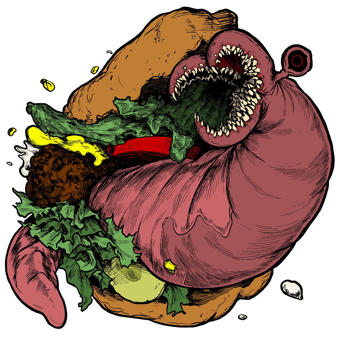 RG_STUDIO_S's tweet photo. We’re into our final week!!
We’re so close to hitting our 2nd stretch goal of £4k…if we do there’s a sweet hit of something free heading out to everyone who’s pledged!!

Big final push…! Huzzah!!

#Kickstarter #indiehorror #indiecomics #burger #brainslug https://t.co/C9Mt1ITCW3