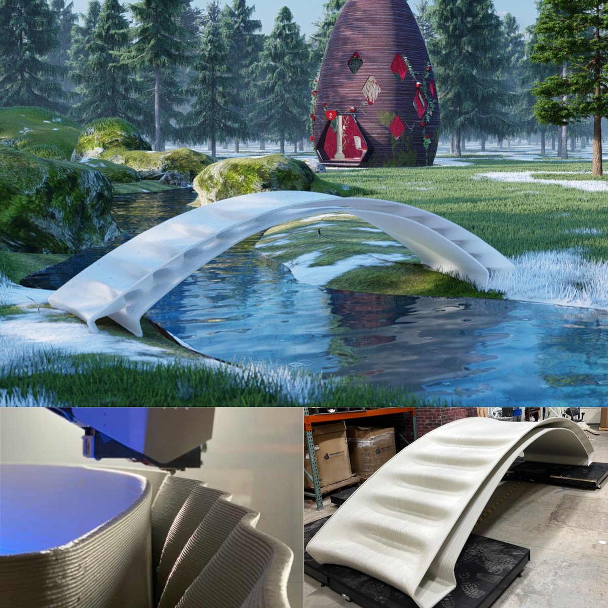 Printable NFTs? We have the technology to print metaverse structures into reality. 

1. Digital blueprints minted as NFTs
2. Tokens exchanged for material
3. 3D printer fulfills contract

Let us know your thoughts.
#3Dprinting #nft #metaverse
