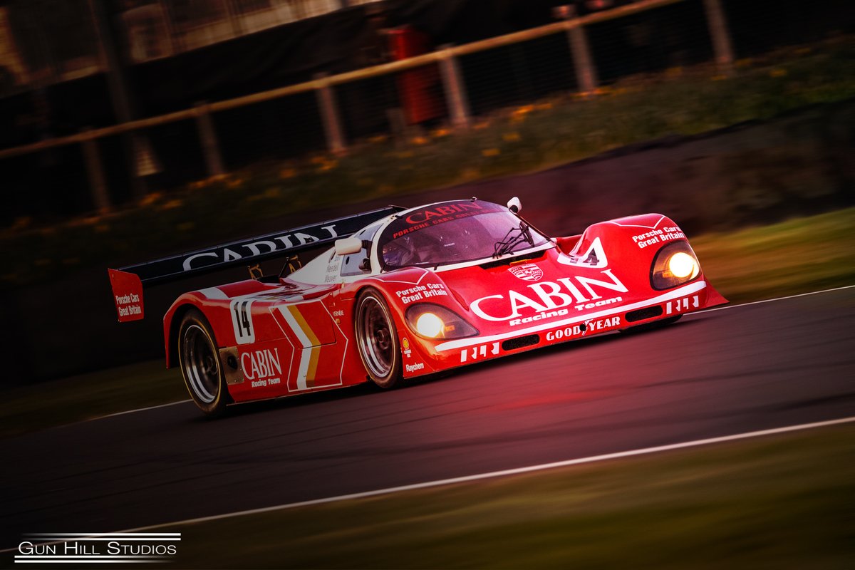 gunhillstudios1's tweet photo. An evening post for some evening Group C Porsches from Historic Porsche at the Goodwood Members Meeting this year.#MM79 #goodwoodrrc #gunhillstudios #956 #porsche956 #LeMans24 #carphotography #groupc #956Rothmans https://t.co/OyTyfxRhHH