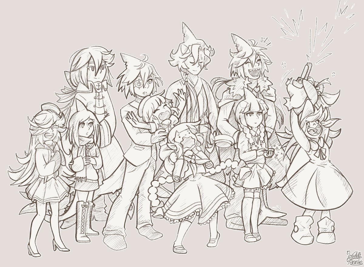 Asxii0r's tweet photo. Forgot to add these on to yesterday’s post! The wedding reception ^^
— 🏷
#funamuseaart #Saldate #Samewada #Memdol https://t.co/8Tn83HxDtj