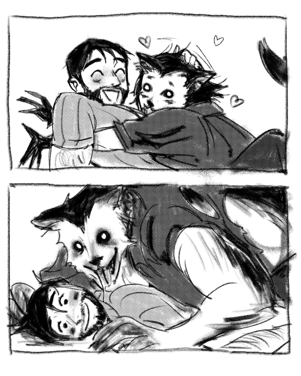 woof woof -> were woof