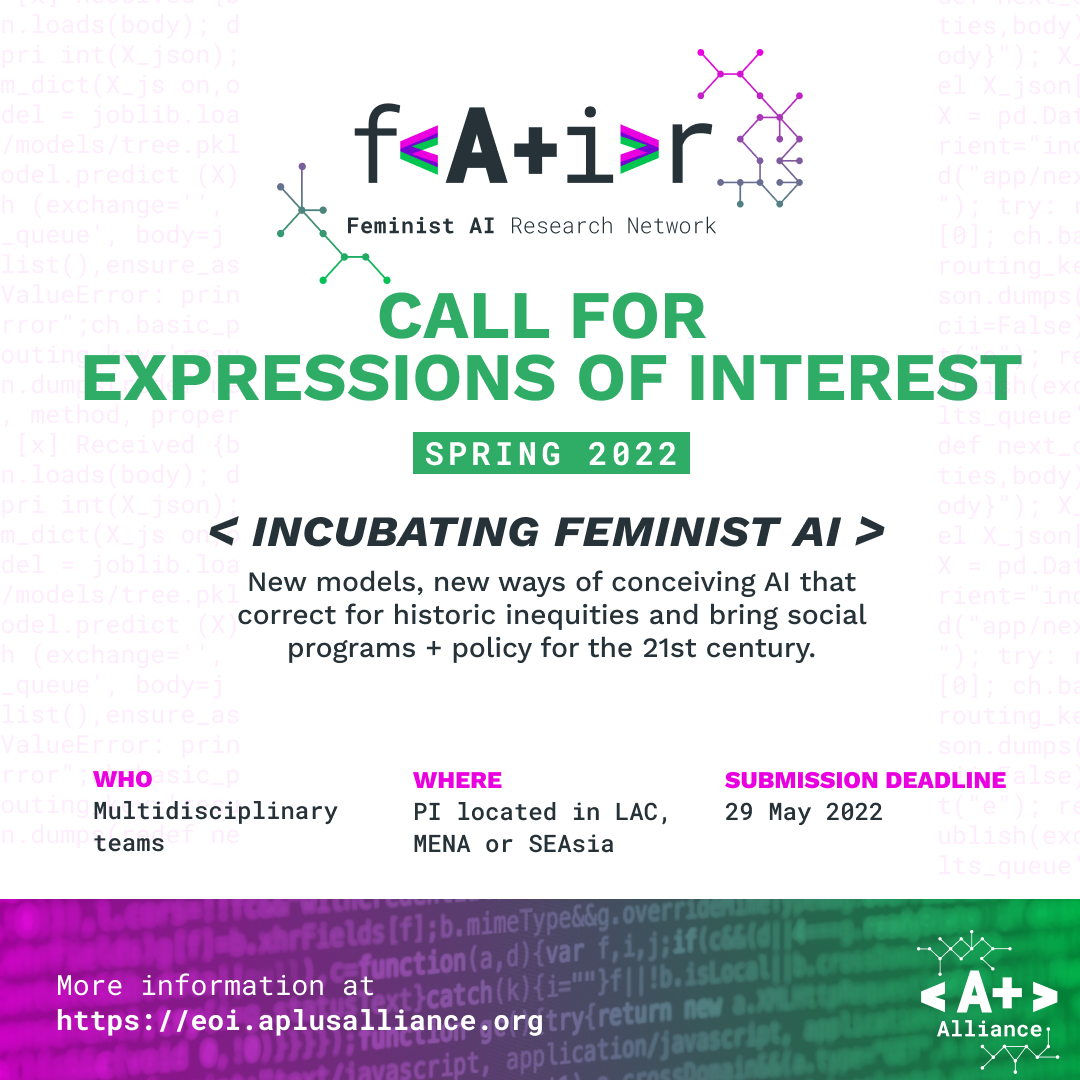 A Plus Alliance for Inclusive Algorithms tweet media