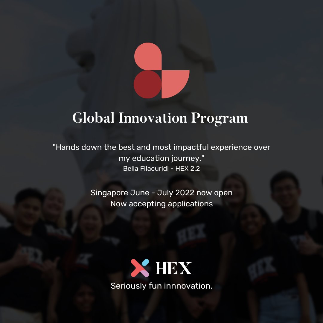 If you're interested in honing your entrepreneurial skills, this two-week program is for you! Spend your summer in Singapore, gaining direct access to sought-after mentors and make unforgettable connections. Apply by this Friday, April 22nd: bit.ly/3uU96En
