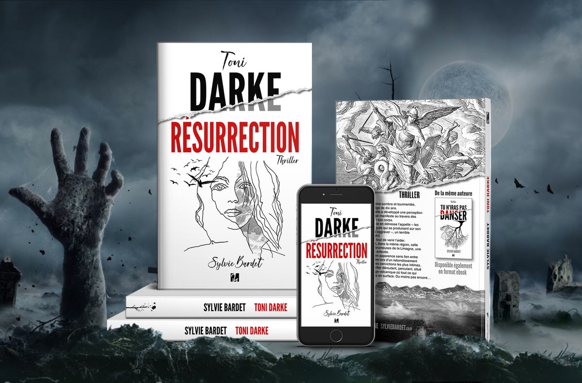 Toni Darke Résurrection. Nouvelle couverture, nouveau titre. Bonne lecture ! #thriller #thrillerpsychologique #lectrice #lire #BookTwitter #livrenoir #lecture #livraddict #Roman #séquestration #tatouages #mordusdethrillers #livres  
amazon.fr/dp/B07ZQQ32R7