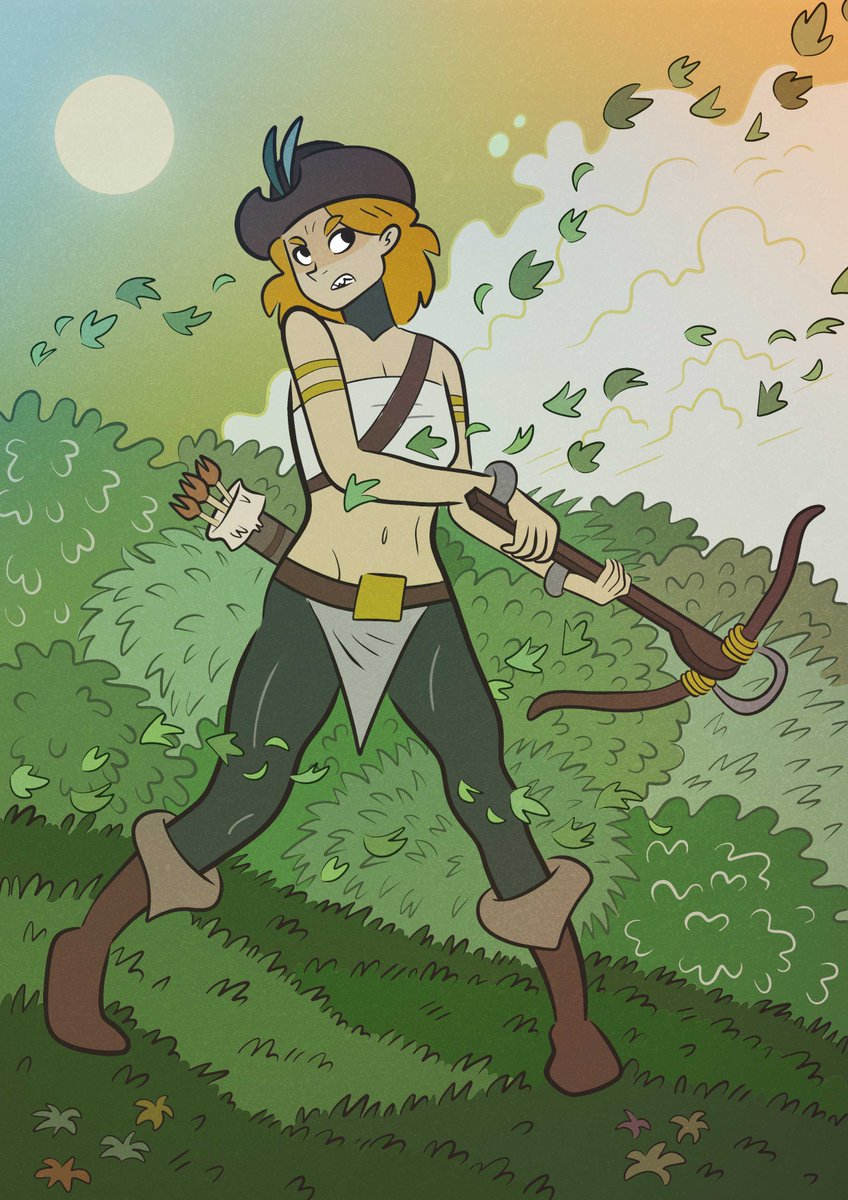 ruinationcomics's tweet photo. @sygnin Hi Sygnin, thanks for the #artshare!

I'm working on a new webcomic about swords and also sorcery, because who doesn’t like drawing women, monsters and lots of gnarly trees? Currently doing a lot of character design. https://t.co/ZHcZLWZr9g