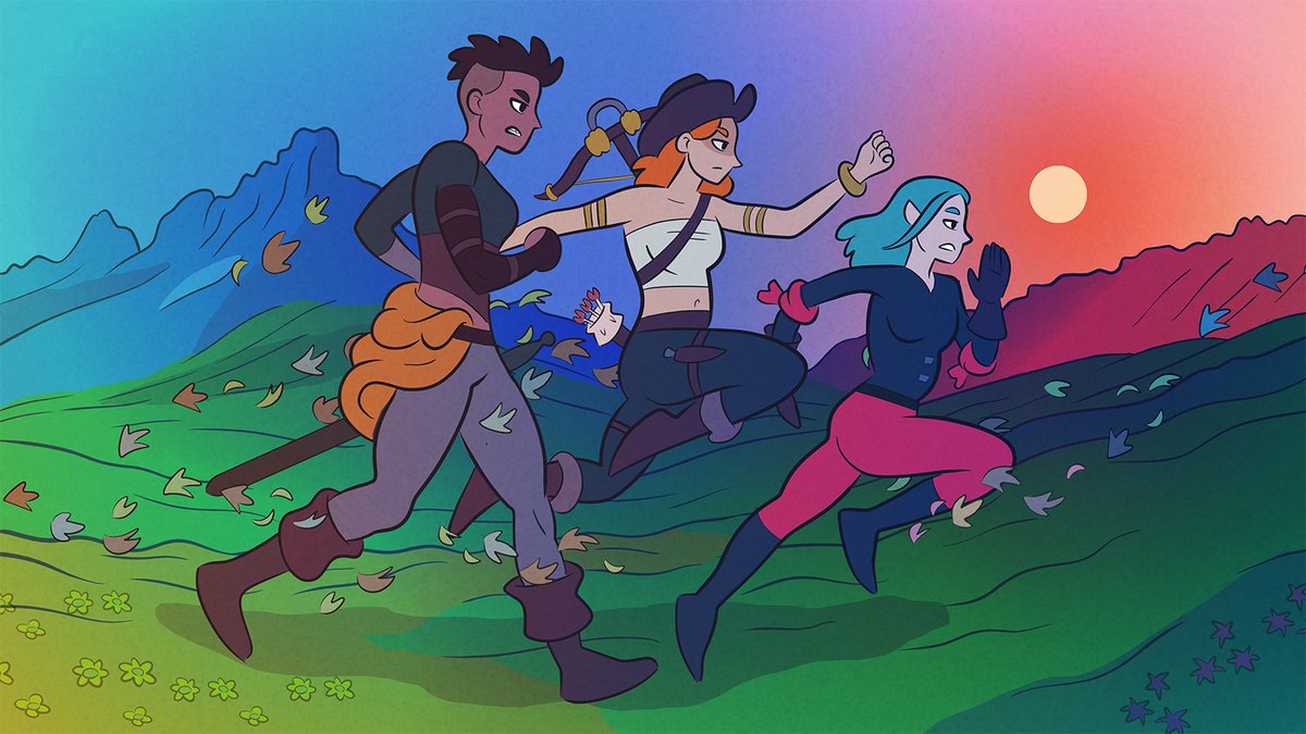 ruinationcomics's tweet photo. @sygnin Hi Sygnin, thanks for the #artshare!

I'm working on a new webcomic about swords and also sorcery, because who doesn’t like drawing women, monsters and lots of gnarly trees? Currently doing a lot of character design. https://t.co/ZHcZLWZr9g
