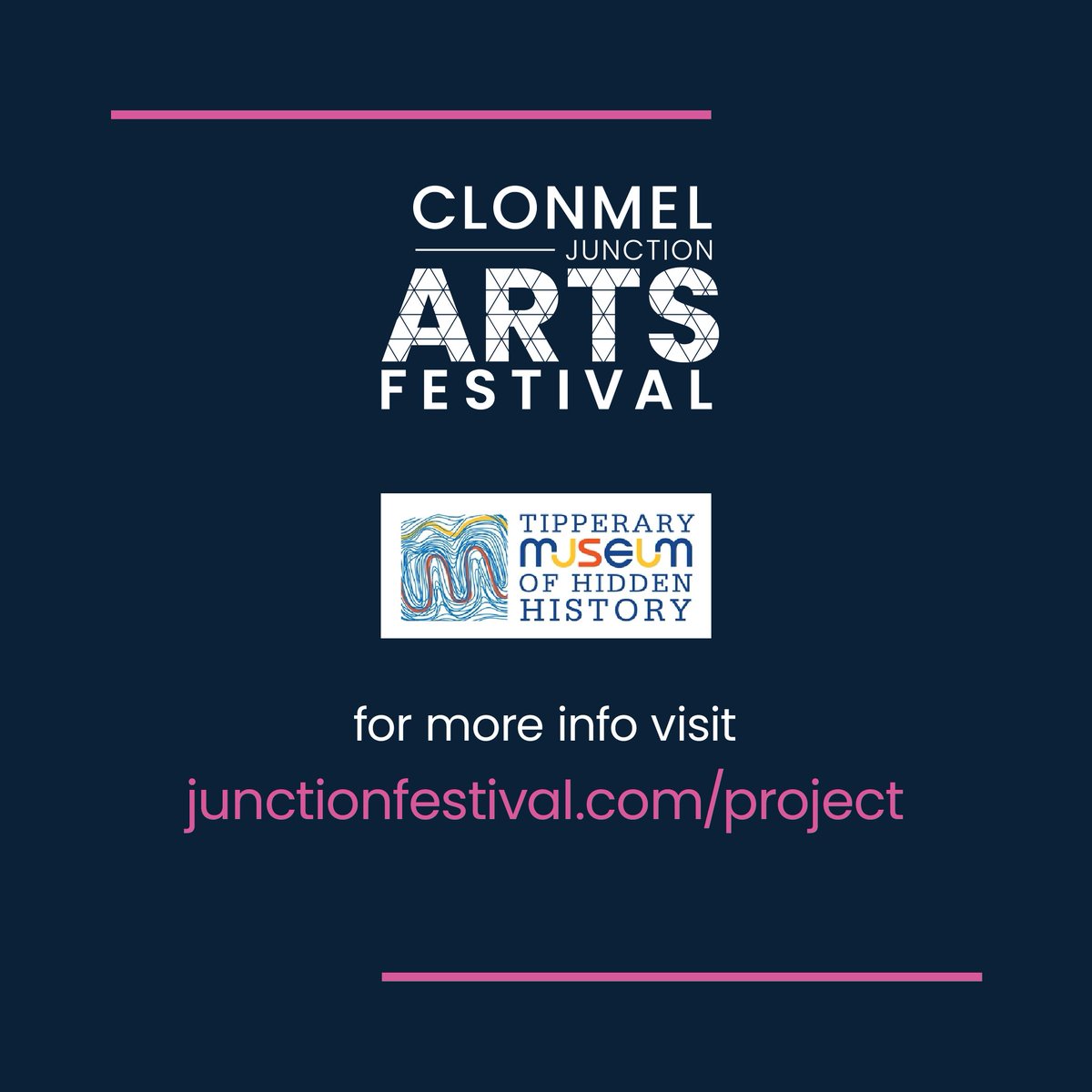 clonmeljunction's tweet photo. We’ll be inviting a selection of writers to read their piece at a special ‘Hidden Histories’ event at the Junction Dome, on Saturday 9th July.
To download the submission form👉https://t.co/PnadWx1rjB
#CJAF22 #MyJunction #artscouncilsupported #tippcocosupported #clonmelarts https://t.co/ysRGhPrV2k