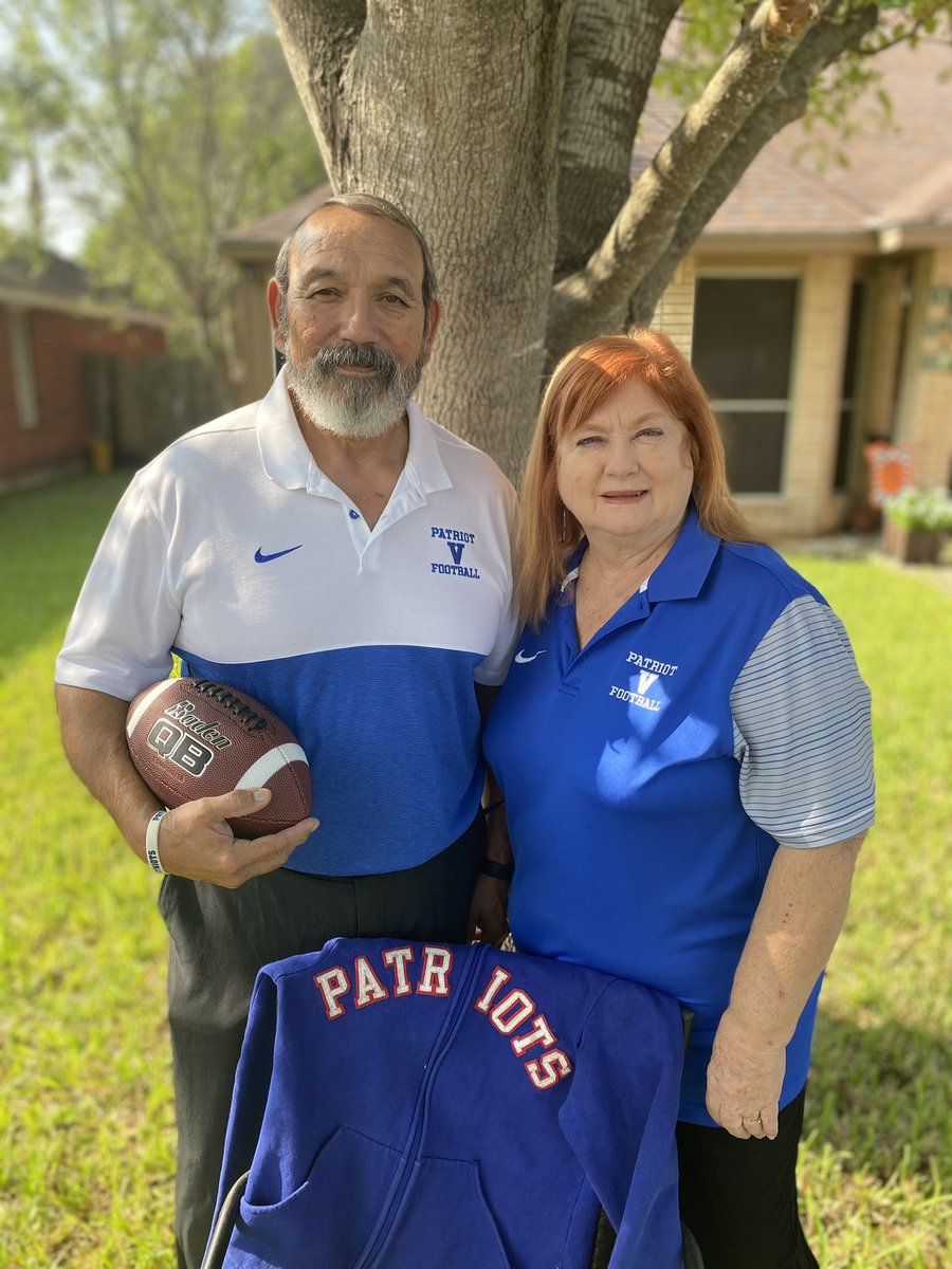 Coach Joe Espino, pictured with his wife Cindy, will be retiring at the end of this year after 44 years in education. We have coached together since MVMHS became a HS 20 years ago and Joe is going to be greatly missed!!!! Thank you for everything, Coach Espino!!
#jobwelldone