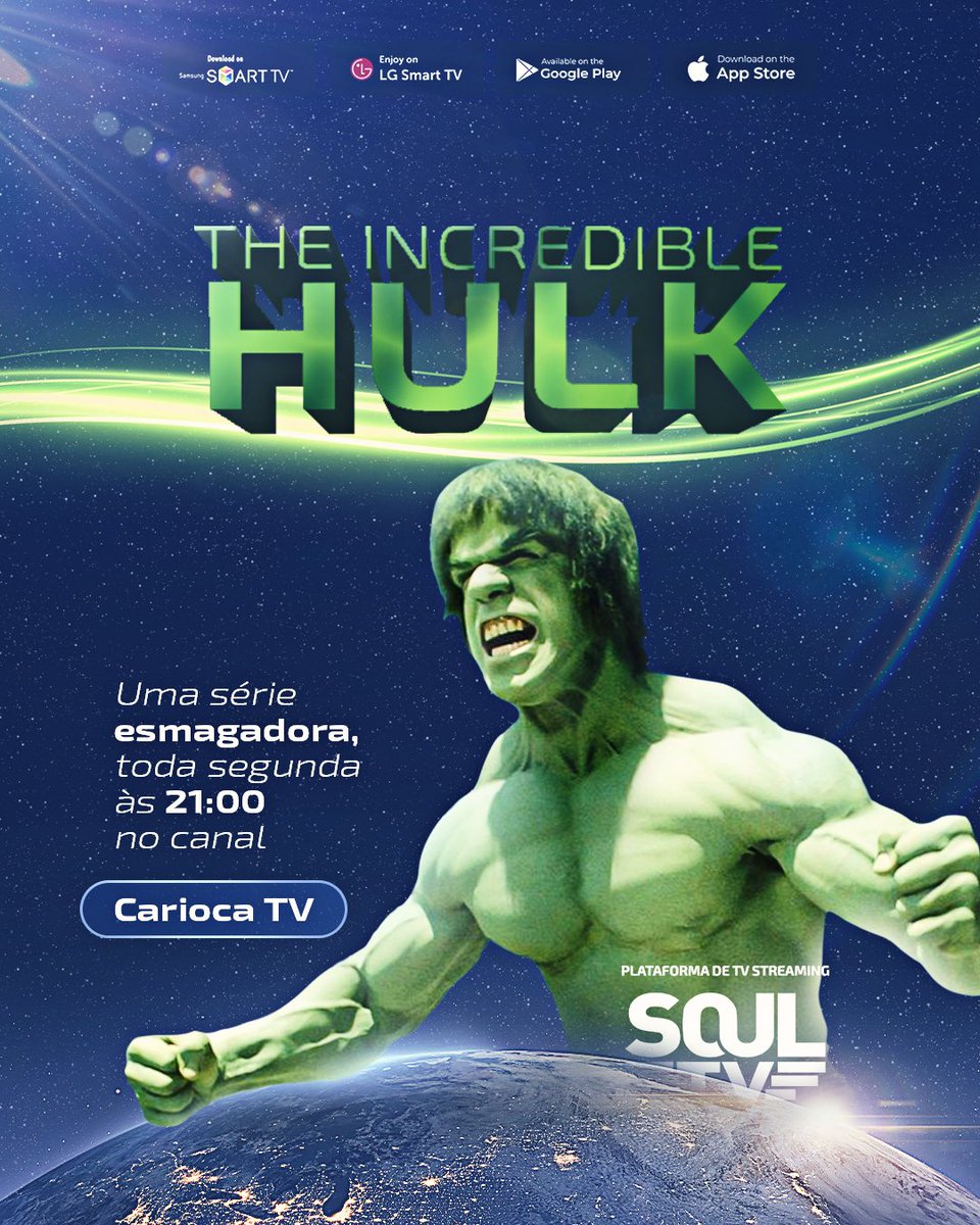 soultvoficial's tweet photo. Independente se você é novo na série ou é um fã de carteirinha, não perca a oportunidade de assistir esse seriado incrível (e clássico).
A série é transmitida no canal Carioca TV, todas as segundas-feiras, às 21h00.
#soultv #interativa #smarttv #samsung #lg #android #ios https://t.co/LLbdQAfZ4z