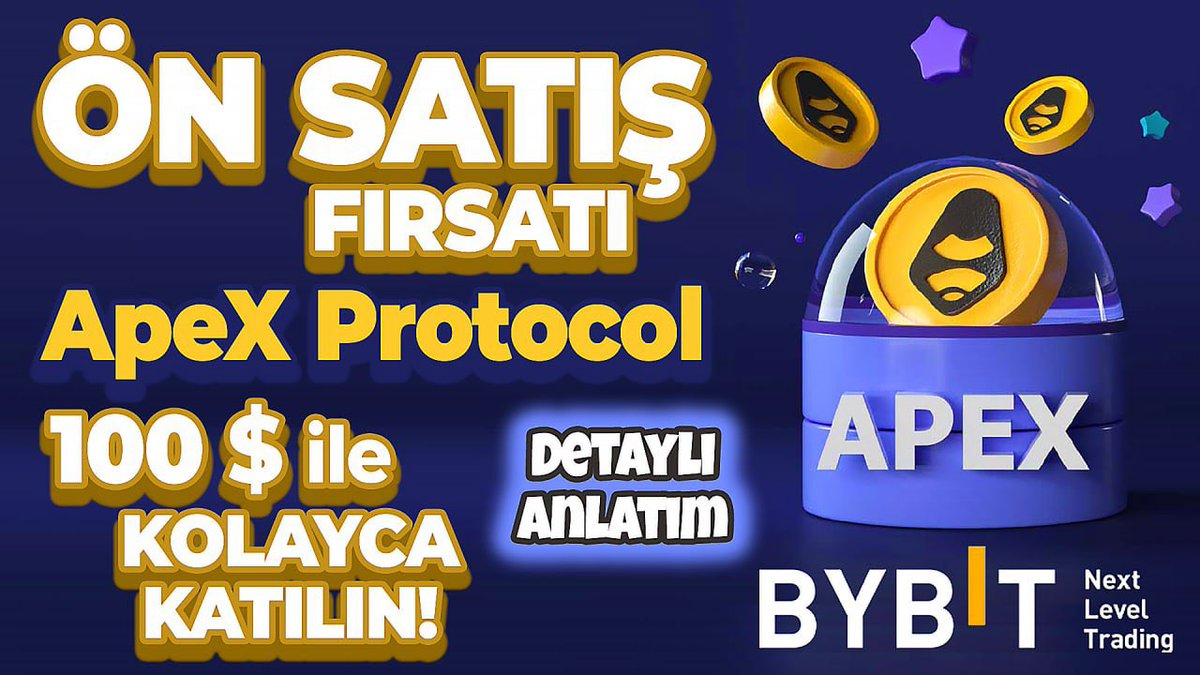 CoinHuntersTR's tweet photo. ⚡️100$ ile KATIL⚡️ Kesin Alım Yap
🚀ByBit Launchpad - APEX Protocol
📺İzle: https://t.co/GpfVpS73dq
📌Nasıl Katılınır?
📌Şartları Neler?
📌Token Bilgileri
📌Tüm Detaylar
@Bybit_Official @BybitTurkiye @ApexProtocolDex #Bybit #Launchpad #kriptopara #onsatis #altcoin #APEX #DEX https://t.co/M1KpXuqWCd