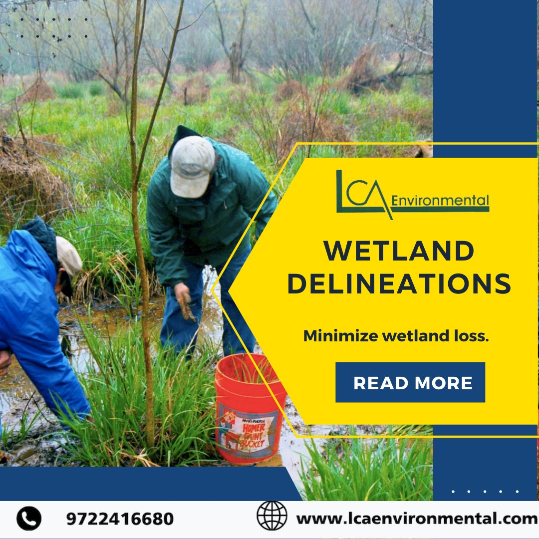 LCAENVIRONMENT's tweet photo. If you’re planning a development project, state and federal regulations require you to know the current boundaries of wetlands on your property in order to avoid and/or minimize wetland loss. 

 https://t.co/znr7aXuc2t

#infrastrucurereports  #environmentalengineering https://t.co/mVc8ZbWqWs