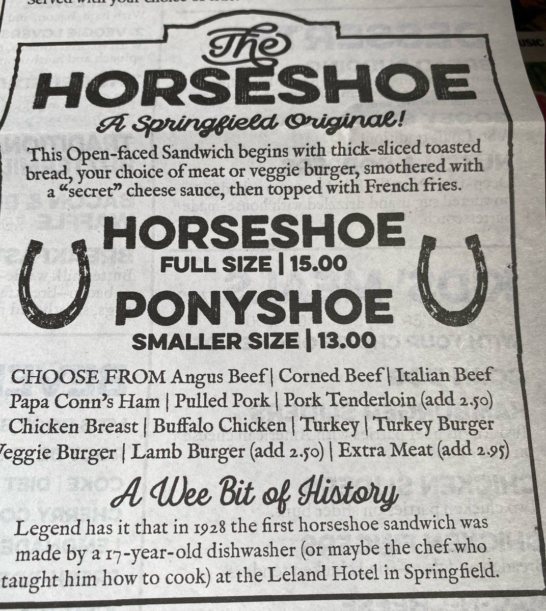 usherdbruce's tweet photo. Great visit to Springfield @Springfield_IL last weekend.  Sampled a local delicacy – the Horseshoe. My eyes were bigger than my stomach! https://t.co/XwQKG0JnpY