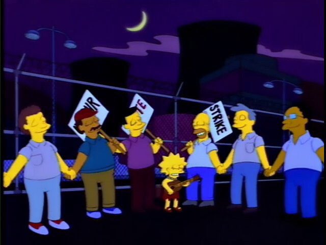 Simpsons_tweets's tweet image. “So we’ll march day and night by the big cooling tower. They have the plant, but we have the power.”