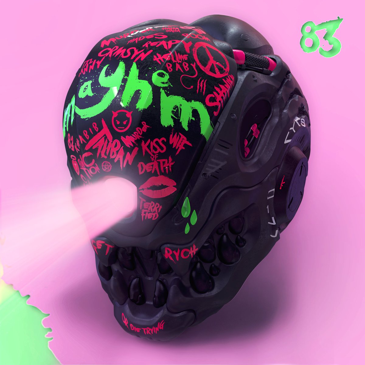 OFFICIAL COVER ART + TRACKLIST FOR MAYHEM COVER AND 3D MODEL MADE BY ME 👿 4/23/22 SHARE THIS EVERYWHERE THIS TAPE IS MY BEST WORK I NEED YOUR GUYS HELP TO MAKE IT AS BIG AS POSSIBLE! 💜