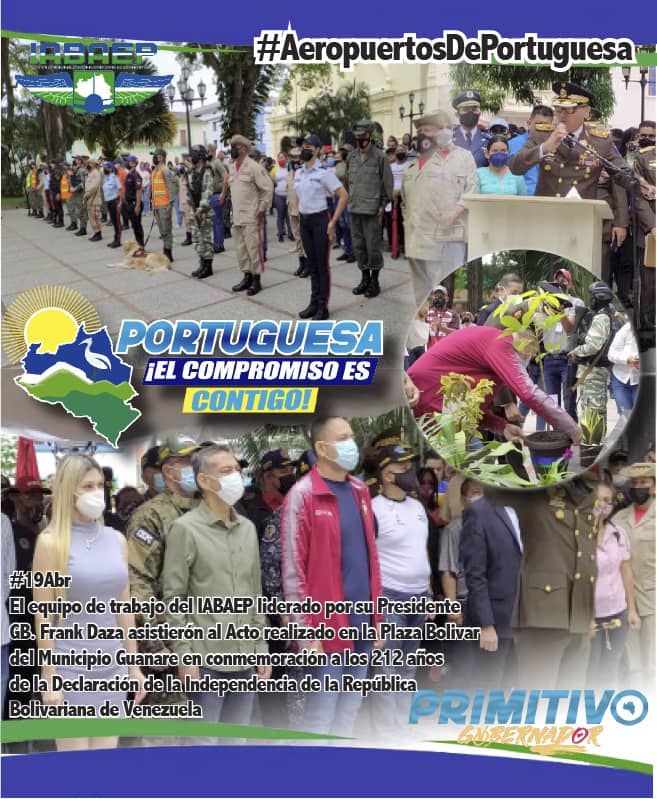 iabaep_ve's tweet photo. #GritoAntiimperialista con motivo de los 212 aniversario de nuestra Declaración de Independencia, la Familia #IABAEP asiste al acto de ofrenda ornamental en la Plaza Bolivar de Guanare
#PortuguesaElCompromisoEsContigo
@NicolasMaduro
@PrimitivoPsuv
@daza_lugo https://t.co/KHYxOZnBW1