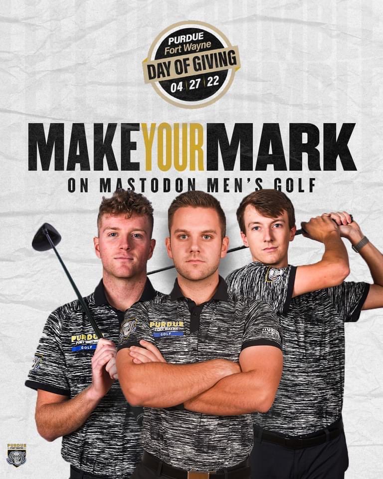 MastodonMGolf's tweet photo. Please mark your calendars. Next Wednesday April 27th is our annual Day of Giving. We appreciate your consideration in your early giving. Thank you!! https://t.co/sytxrrlH0x