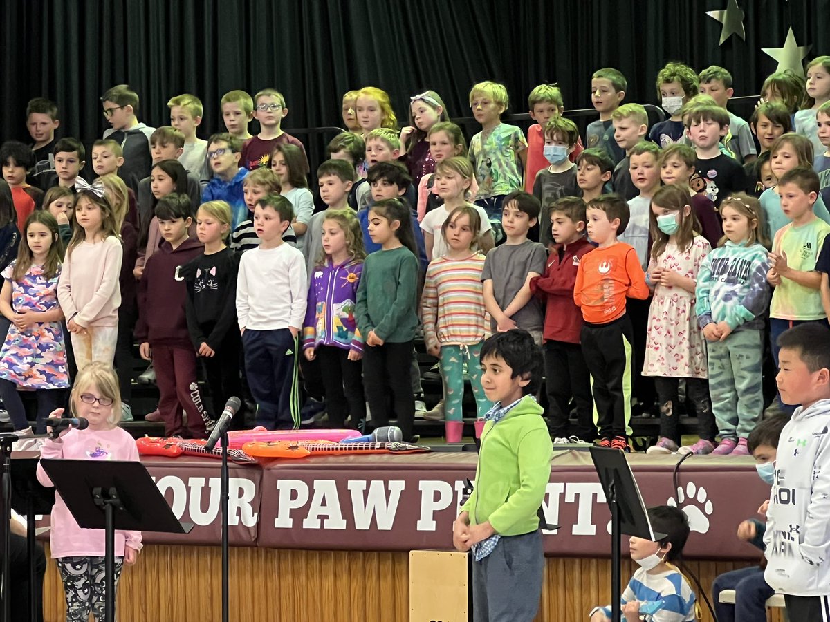 1st and 2nd grade concert #ColdSpring #Jaguars #CBSD