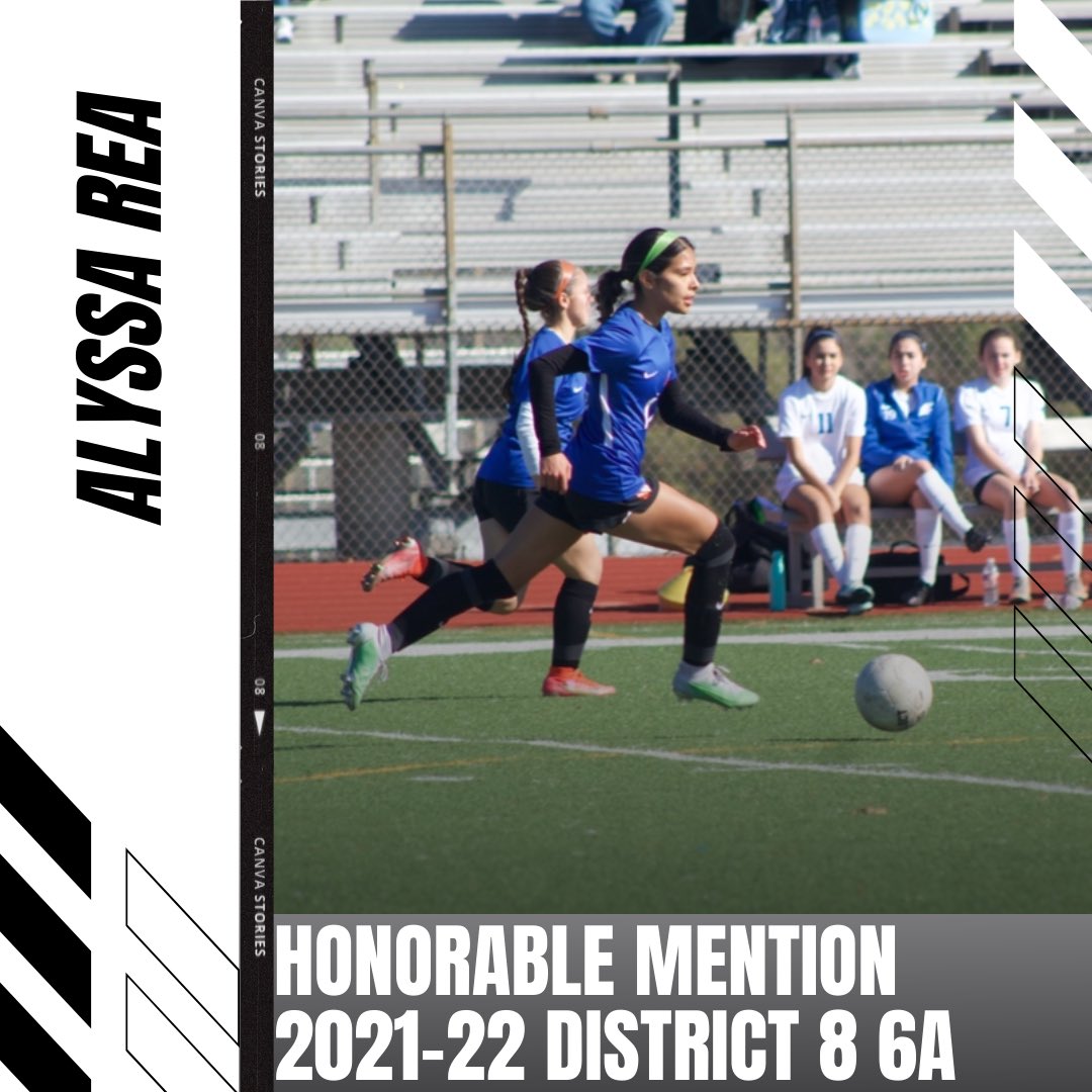 Congratulations to Jenna Yarbrough, Alyssa Rea, and Justine Garnica on being named Honorable Mention 2021-22 for district 8, 6A #bgs