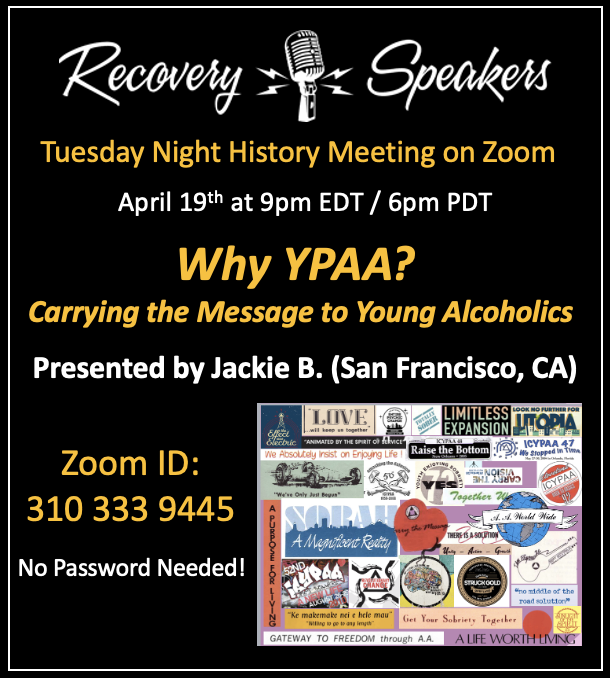 Join us this evening for our weekly history meeting! #recovery #sobriety #12stepmeetings #recoveryispossible #livesober #livingsober #history