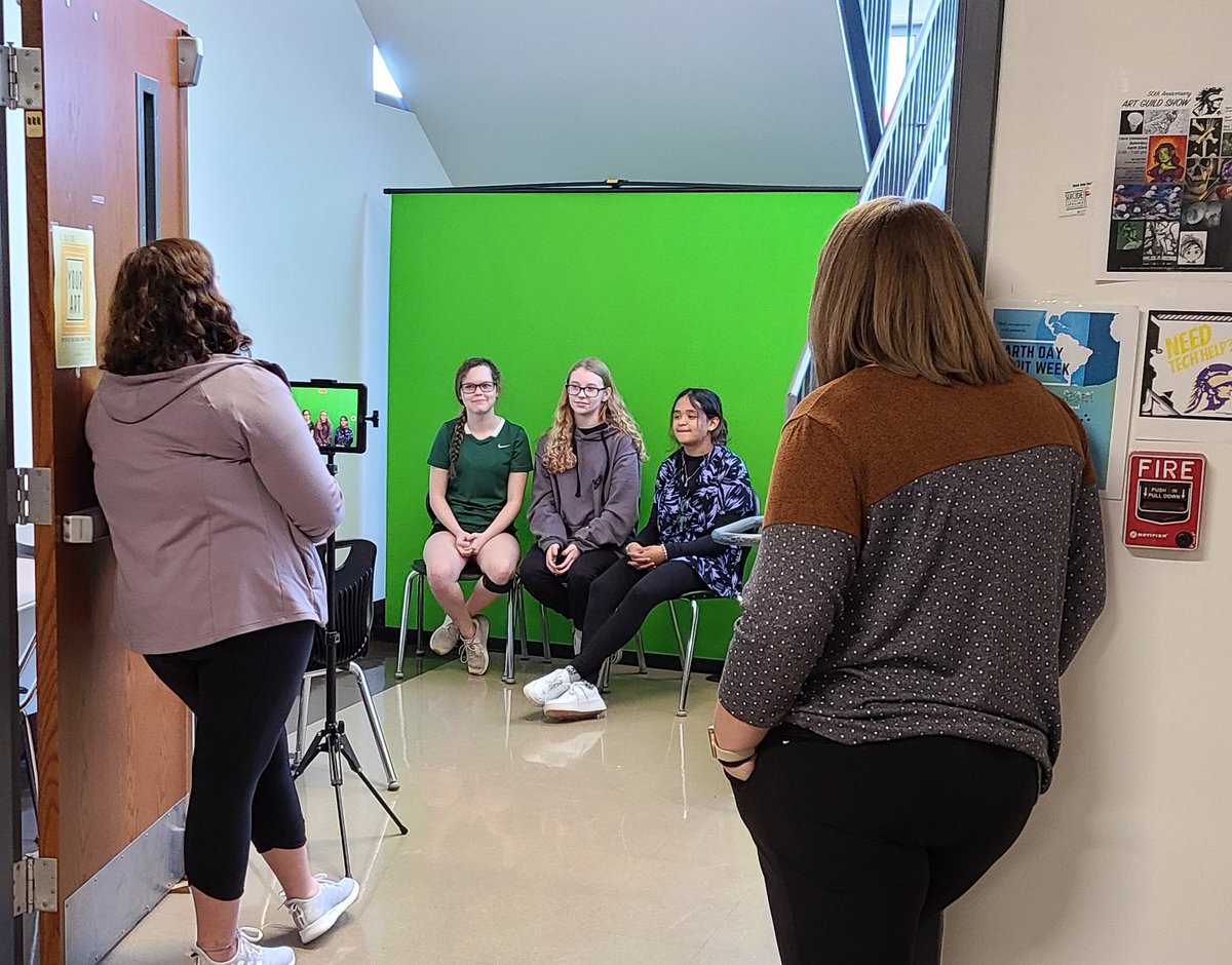 My favorite E2 project of the year: "LOTF Aftermath Interviews" with the characters-- incorporating all of our ELA skills in one iMovie! Thanks <a href="/jenniferlorton/">Jennifer Orton</a> for your refresher iPad skills and new tech tricks! #proud2br3 #tbhsela