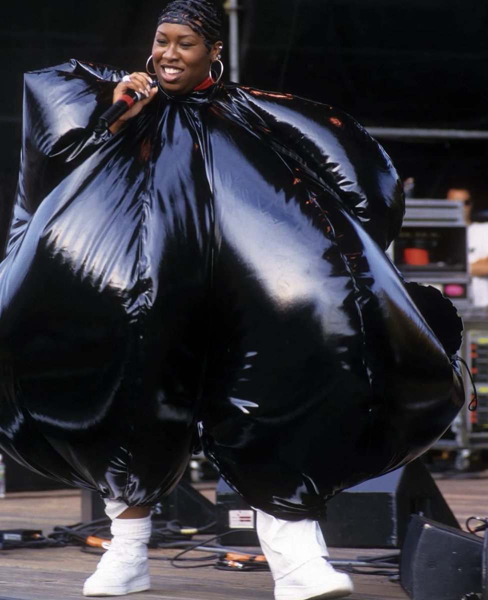 I always been DIFFERENT! I didn’t listen to radio or watch others videos so I didn’t SEE nor HEAR what was hot to mimic another artist sound &amp; that made me &amp; <a href="/Timbaland/">Timbaland</a> create a SOUND &amp; LOOK that hadn’t been SEEN or HEARD before! This was 24 YEARS AGO🙌🏾🔥