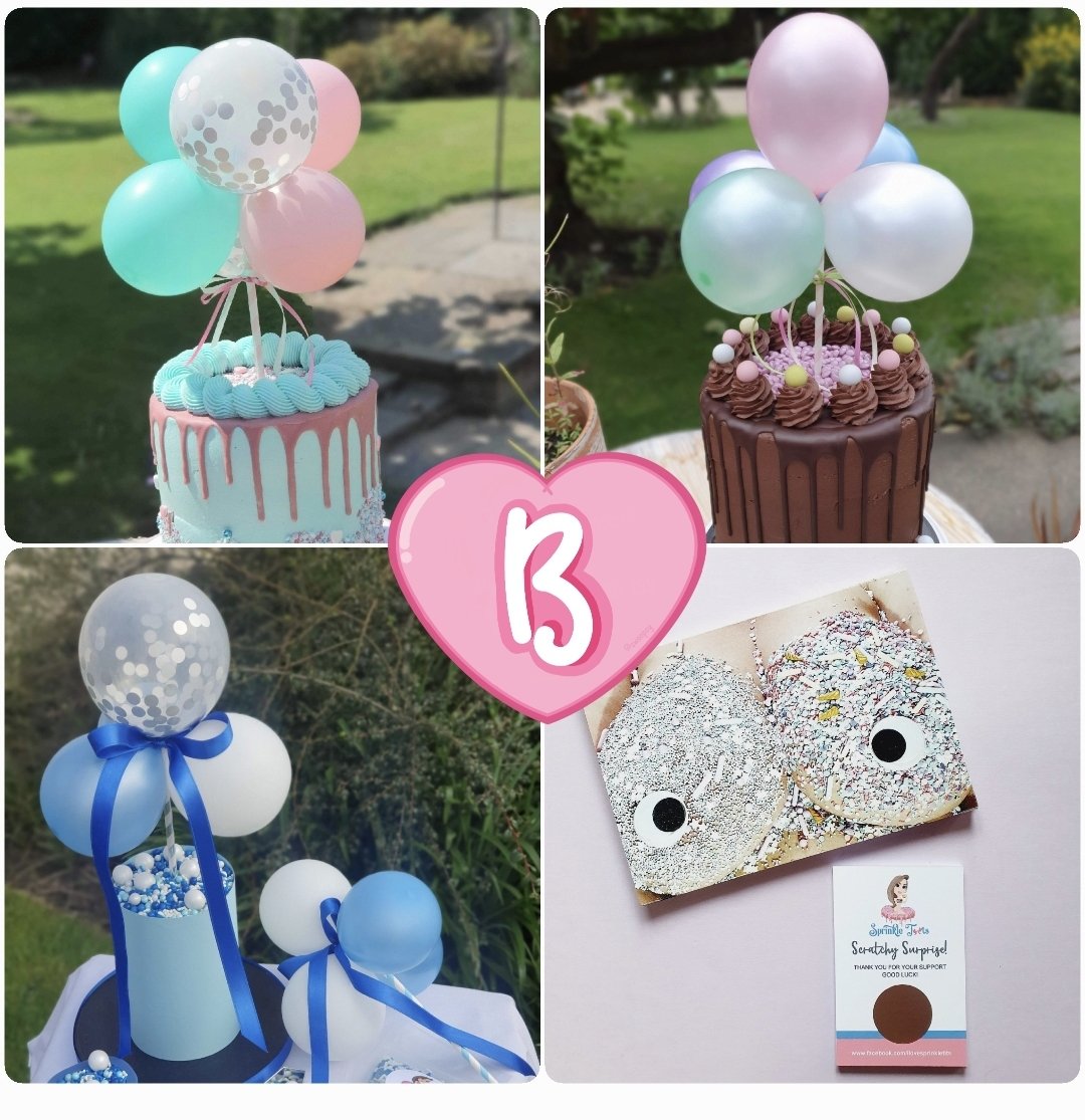 My B for #ccabc today is for Balloons!! 

I make cake balloon kits to add some WOW to your cakes !

sprinkle-tits.co.uk 

#ccabc #MHHSBD #CakeDecorations