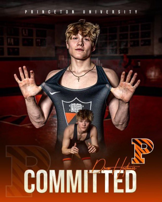 DCCWrestling's tweet photo. 2 x State Champ, Nationally Ranked, Junior National All American @HeethuisDrew has committed to @tigercoachayres and the Princeton Tigers!  Congrats to Drew and the Heethuis Family! #Princeton @tigerwrestling https://t.co/eRAp6RqgBw