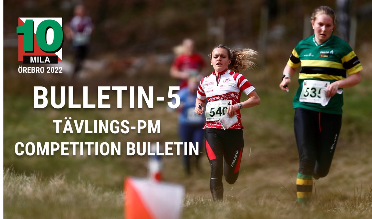 Finally, the competition bulletin, pm open courses, the arena map, service-pm and traffic-pm are online.

Clarification on forking youth relay leg 3, runners in the same team have the same course!

18 days left...
#10mila #10mila2022 #orientering #orienteering #suunnistus