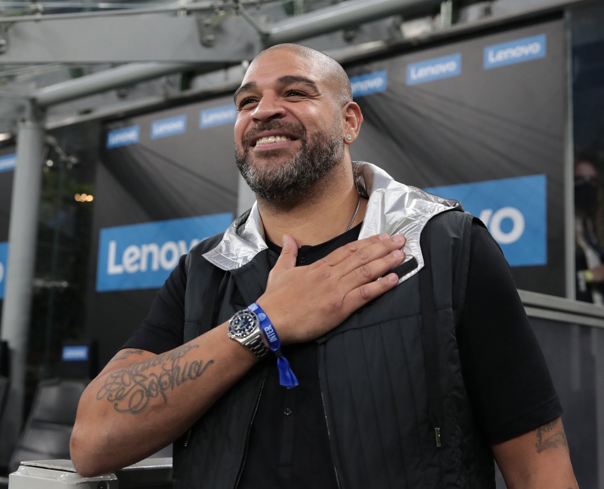 marifcinter's tweet photo. Tutta l'emozione dell'Imperatore #Adriano #InterMilan ⚫️🔵 https://t.co/NbYF13YBT2