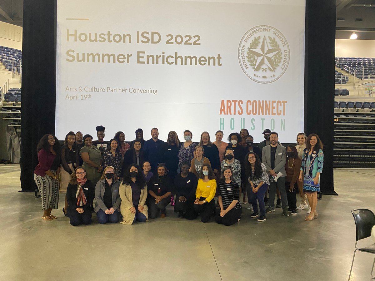 artsconnecthtx's tweet photo. This morning we had a fantastic Partner Convening! Thank you to all the Arts and Culture Partners who were able to join us to continue our work to advance arts education for the students in Houston ISD. #ArtsInEdHTX https://t.co/WZsSUakQMs