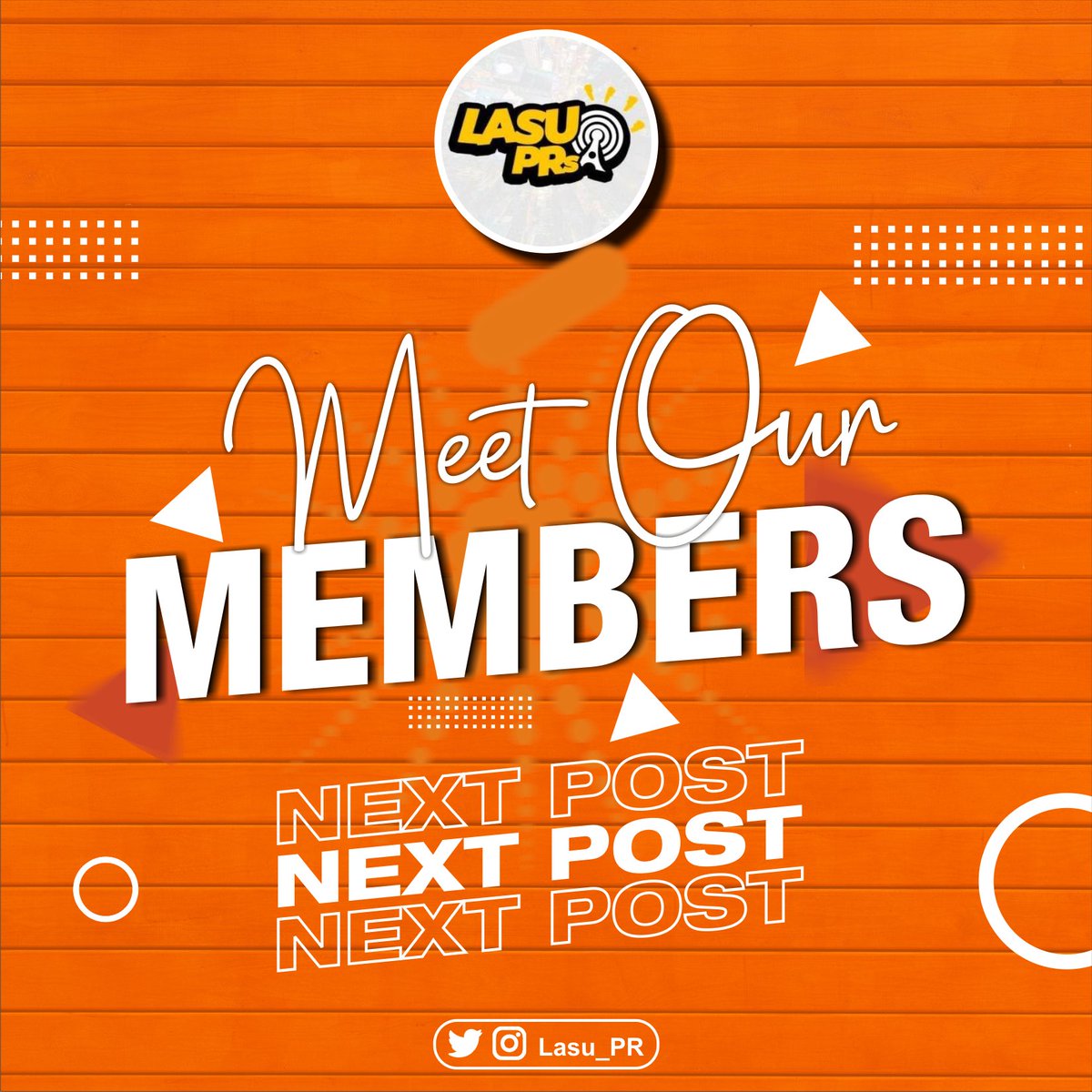 Lasu_PR's tweet photo. We are introducing our newest members of LASU PRs & Influencers! π₯π€©
Stay glued to this page to get familiar with the influencers. π
#lasupr
#lasuprswaslasuprandinfluencers https://t.co/UUWUbWbdKx