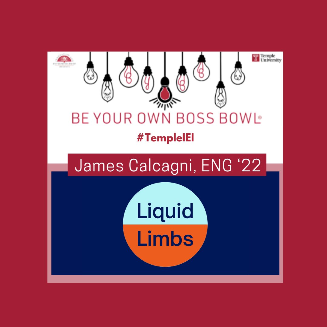 James Calcagni, ENG ‘22, owns Liquid Limbs, LLC, a company that solves prevalent mobility challenges that disabled people face daily. Watch James pitching his venture at the 24th BYOBB®. <a href="/TU_Engineering/">Temple Engineering</a> #byobb2022 #templemade #owlpreneur #pitchcompetition #templeiei