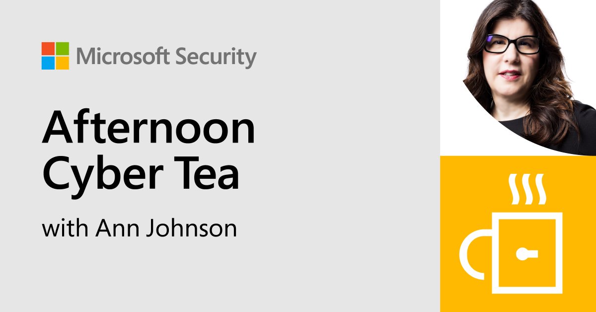 Check out the latest #AfternoonCyberTea episode. Sean Joyce joins Ann Johnson to discuss the unprecedented rise of #cyberattacks this past year and what new trends we should be paying attention to.

Listen here:
thecyberwire.com/podcasts/after…