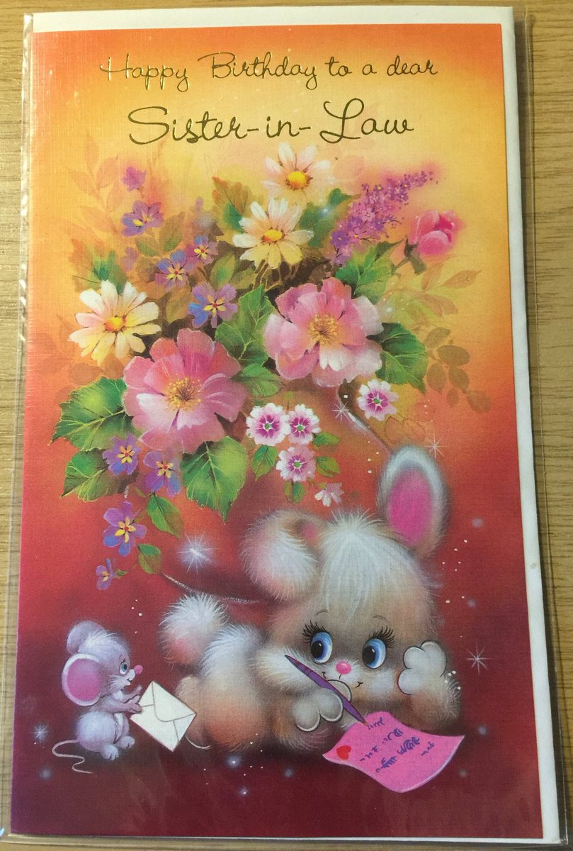 WatsonsVintage's tweet photo. These ADORABLE Sister-in-law Cards are just £3.50 each in my #etsyshop RARE Circa #1970s Vintage Unused 'Happy Birthday to a dear Sister-in-Law' UNUSED Birthday Card #Cute #RabbitDesignCard #SweetVerse #RetroLover https://t.co/W8q1oSSEQo #Rare #Vintage #SisterInLawBirthdayCard https://t.co/sKo97cJiAo