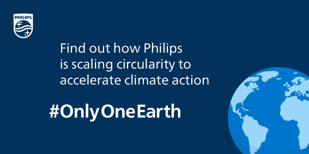 Find out how Philips is scaling circularity to accelerate climate action. 