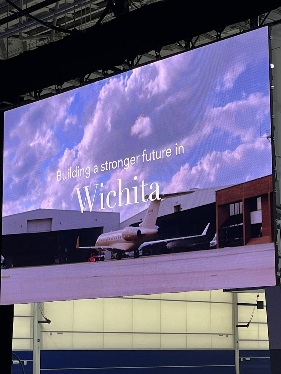 Howell4KS's tweet photo. #Bombardier Congrats Wichita! https://t.co/pg7tTJTC1D