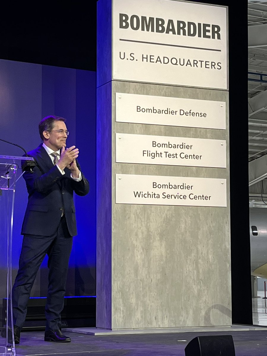 Howell4KS's tweet photo. #Bombardier Congrats Wichita! https://t.co/pg7tTJTC1D