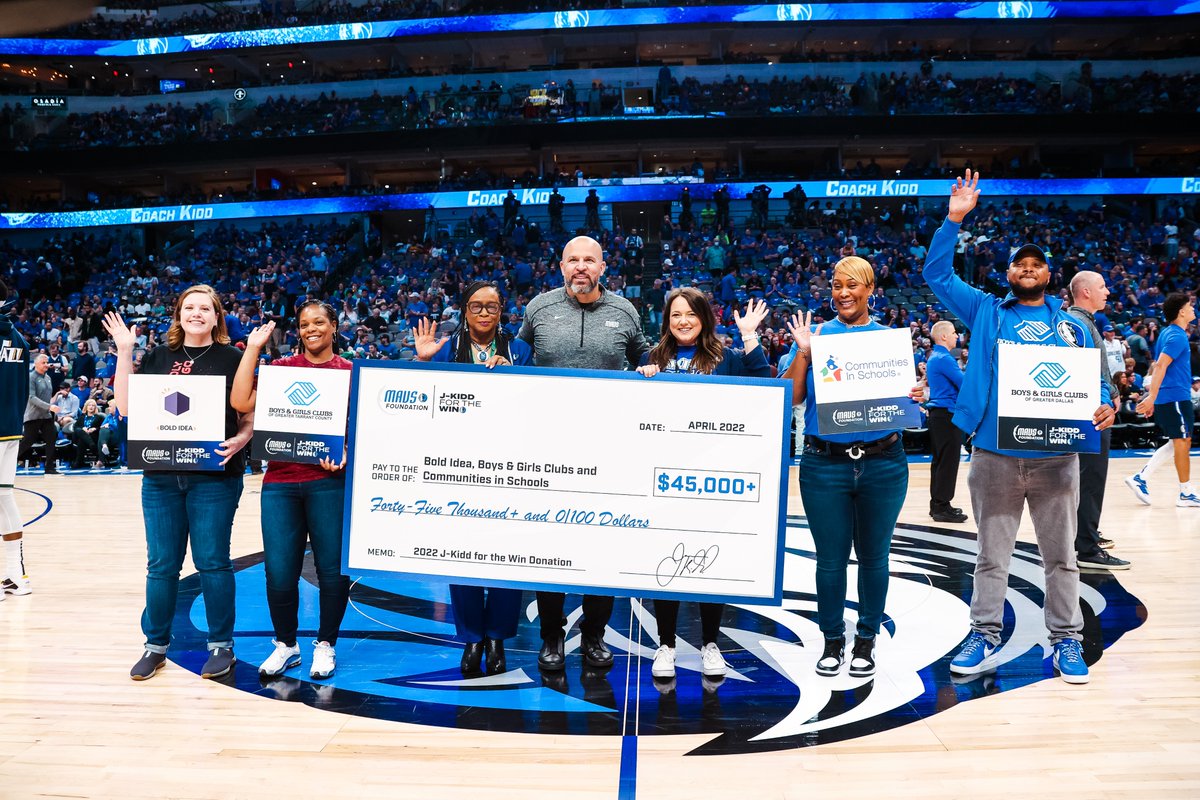 Bold Idea (@boldideainc) on Twitter photo Amazing to be recognized during Game 1 of the playoffs alongside Coach Kidd and our fellow J-Kidd for the Win Grant recipients. Thank you for the support, <a href="/dallasmavs/">Dallas Mavericks</a> <a href="/MavsOffCourt/">Mavs Off-Court</a> ! Amazing to be recognized during Game 1 of the playoffs alongside Coach Kidd and our fellow J-Kidd for the Win Grant recipients. Thank you for the support, <a href="/dallasmavs/">Dallas Mavericks</a> <a href="/MavsOffCourt/">Mavs Off-Court</a> !