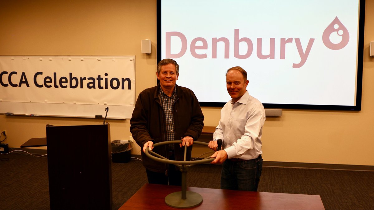SteveDaines's tweet photo. Energy security is national security, and now more than ever we need to be supporting more Made in Montana energy. 

Great morning celebrating the opening of Denbury's pipeline in Baker that’s supporting jobs &amp; bringing in critical tax dollars. 

We need more pipelines! https://t.co/cGAATPPctD