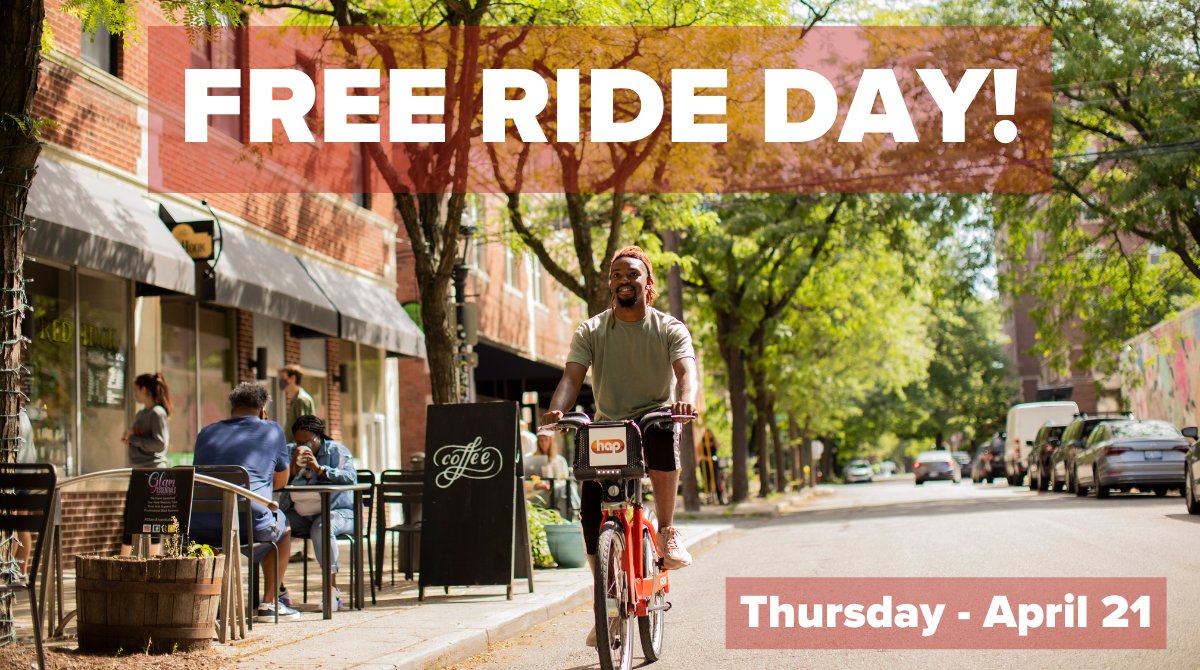 MoGoDetroit's tweet photo. It's a big week for biking! Today is Bicycle Day, and Thursday is Free Ride Day.
Make sure you download the Transit app so you're ready to go on Thursday.
#Free #Bike #FreeRideDay #BikeForFree #FreeMoGo #Detroit #MoGoDetroit #ThirdThursday #MetroDetroit https://t.co/mlLr0SnGsg