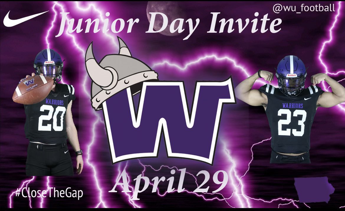 Thank you for the junior day invite! @CoachSchreierWU