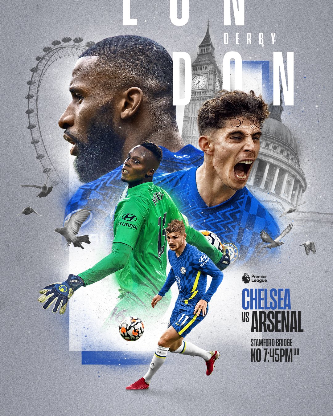 Chelsea'nin Arsenal Maçı Paylaşımı