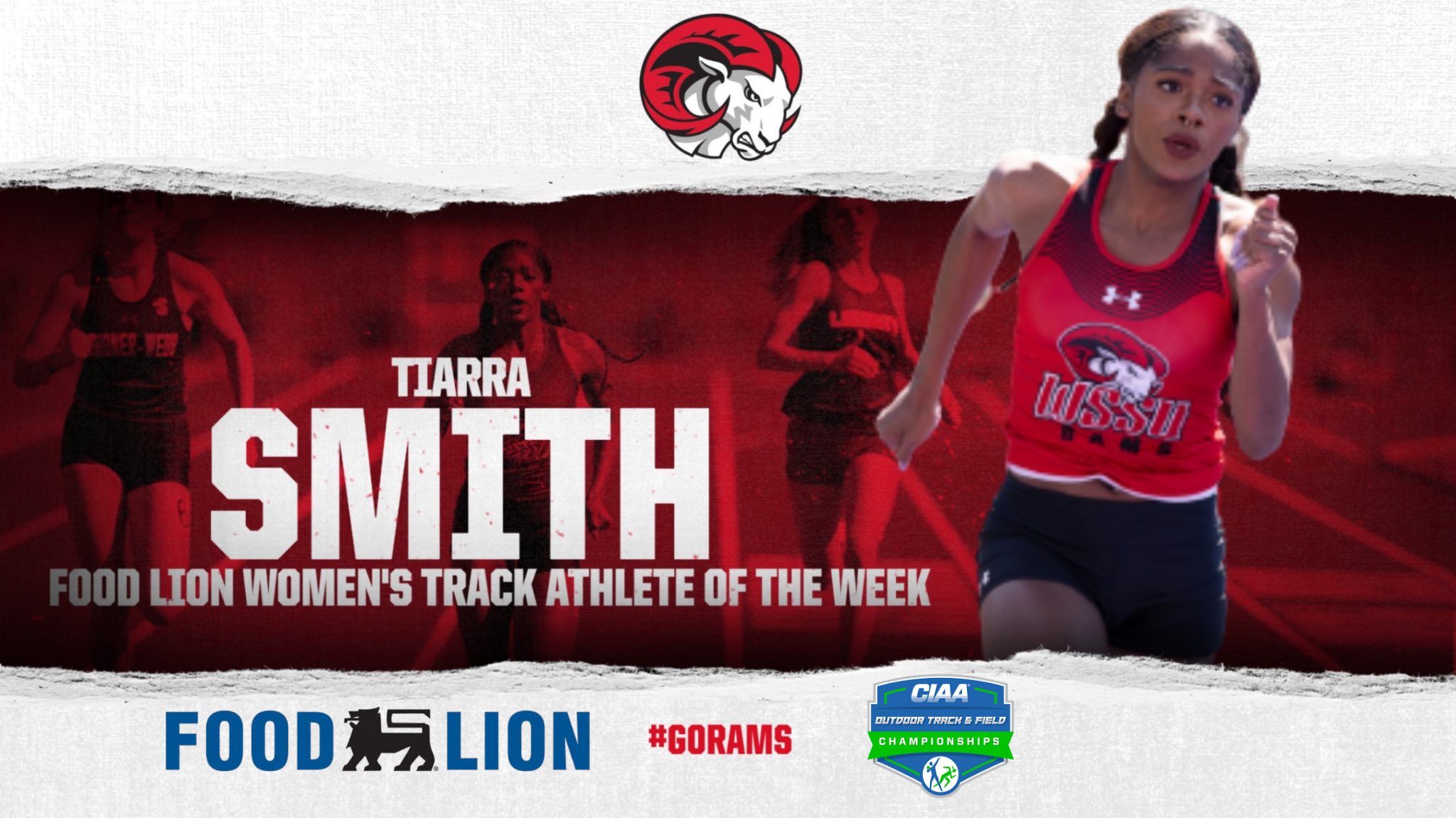 WSSU Athletics on Twitter "Congratulations to Tiarra Smith on earning