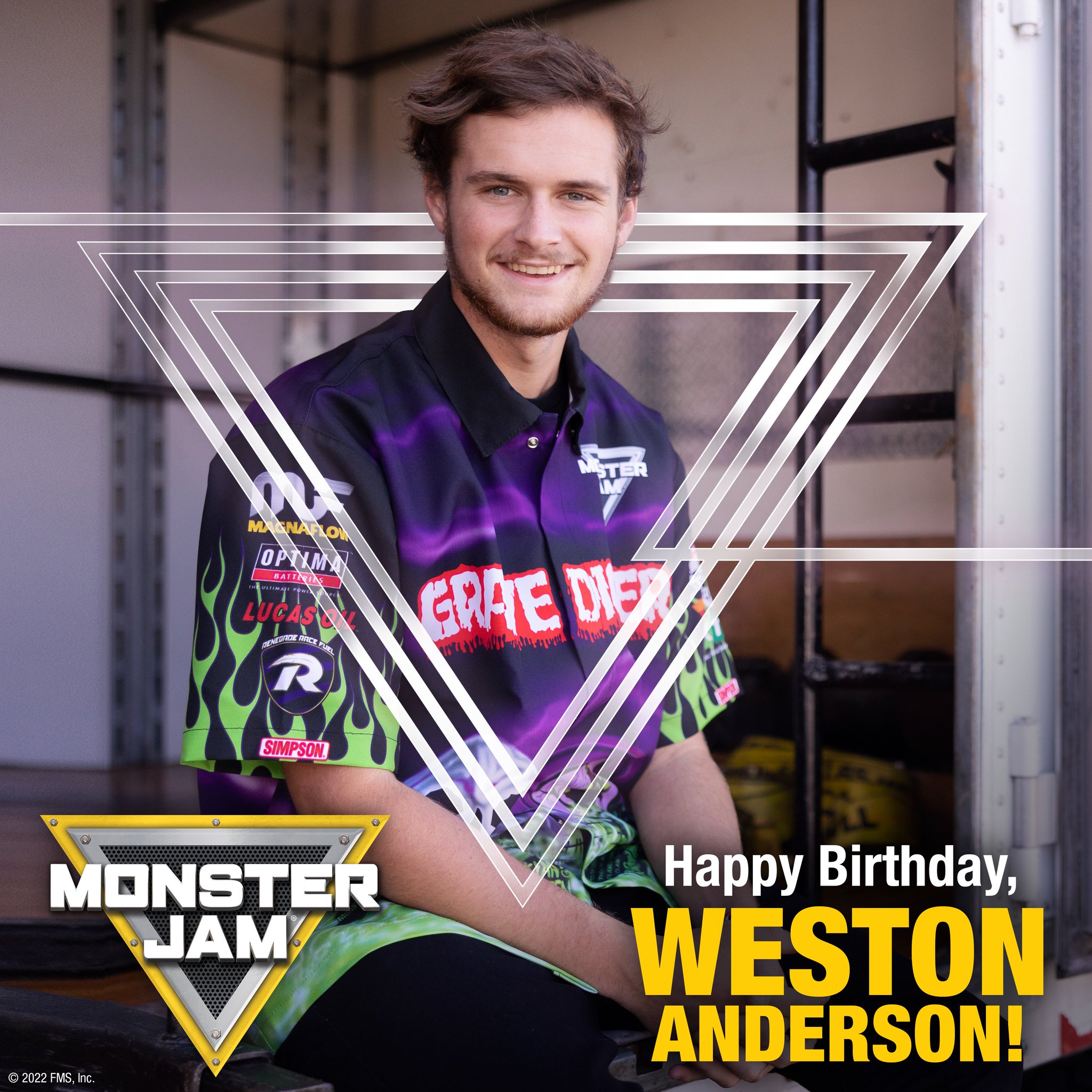 Monster Jam on Twitter: "Join us in wishing Weston Anderson a very