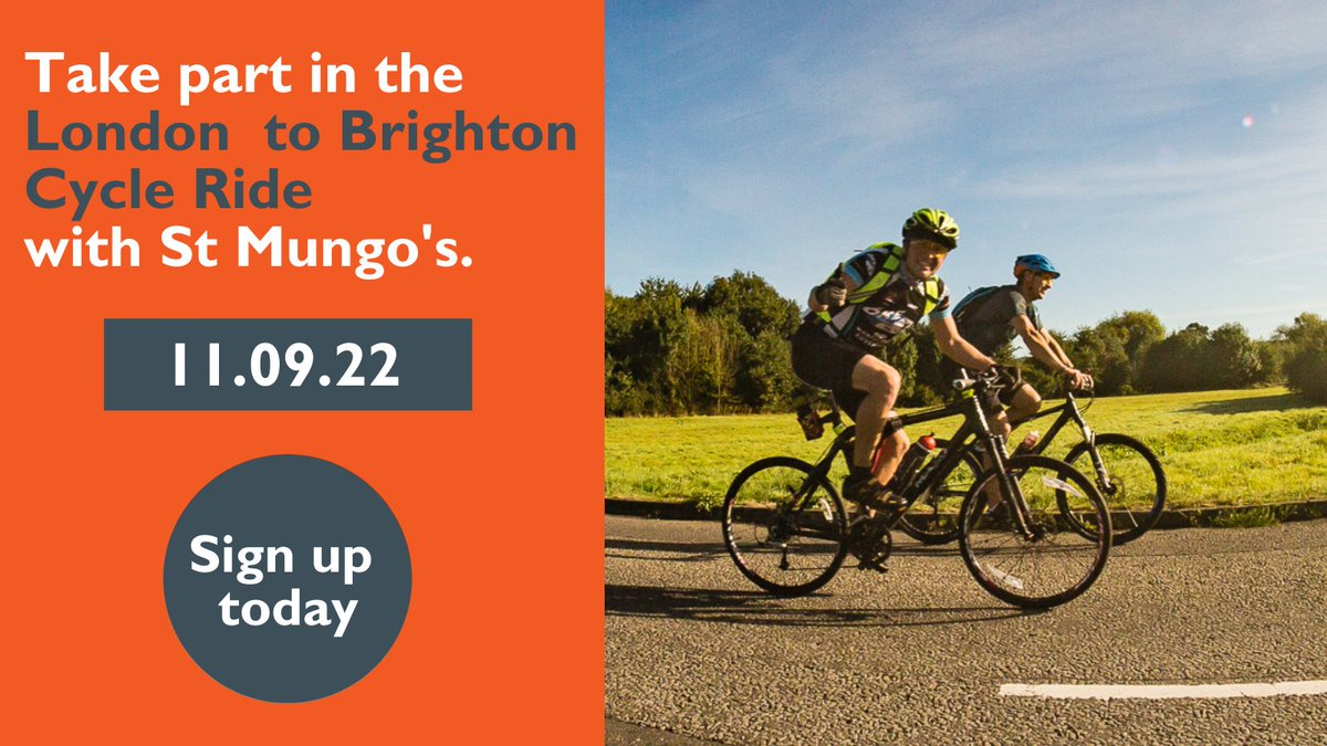 It's #BicycleDay! If you like cycling why not take on the London to Brighton Cycle Ride? The 55 mile ride will take you from city to coast all while helping to #EndHomelessness and transforming lives.
 
Sign up for the standout cycling event of the year👉 mungos.org/london-to-brig…